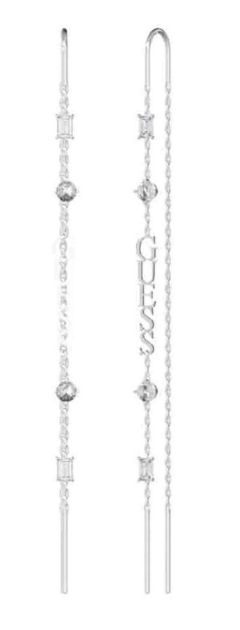 Guess Dlouhé náušnice s krystaly Crazy Earrings JUBE03297JWRHT/U Guess Dlouhé náušnice s krystaly Crazy Earrings JUBE03297JWRHT/U - Náušnice Visací náušnice