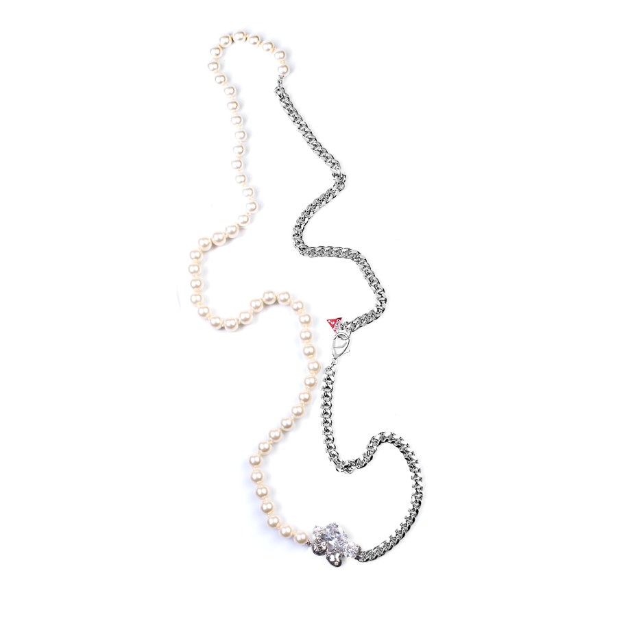 Guess Originální náhrdelník s&nbsp;perlami UBN81019 - Náhrdelníky Perlové náhrdelníky