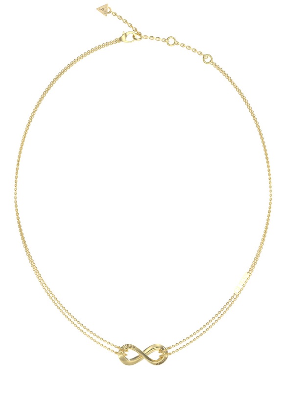 Guess Dvojitý pozlacený náhrdelník se srdíčky Guess Amore JUBN05049JWYGT/U Guess Dvojitý pozlacený náhrdelník se srdíčky Guess Amore JUBN05049JWYGT/U - Náhrdelníky