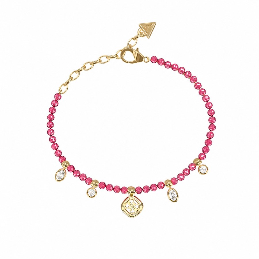 Guess Pozlacený náramek Jaipur Splendor JUBB06145JWYGFC 18,4 cm - Náramky Řetízkové náramky