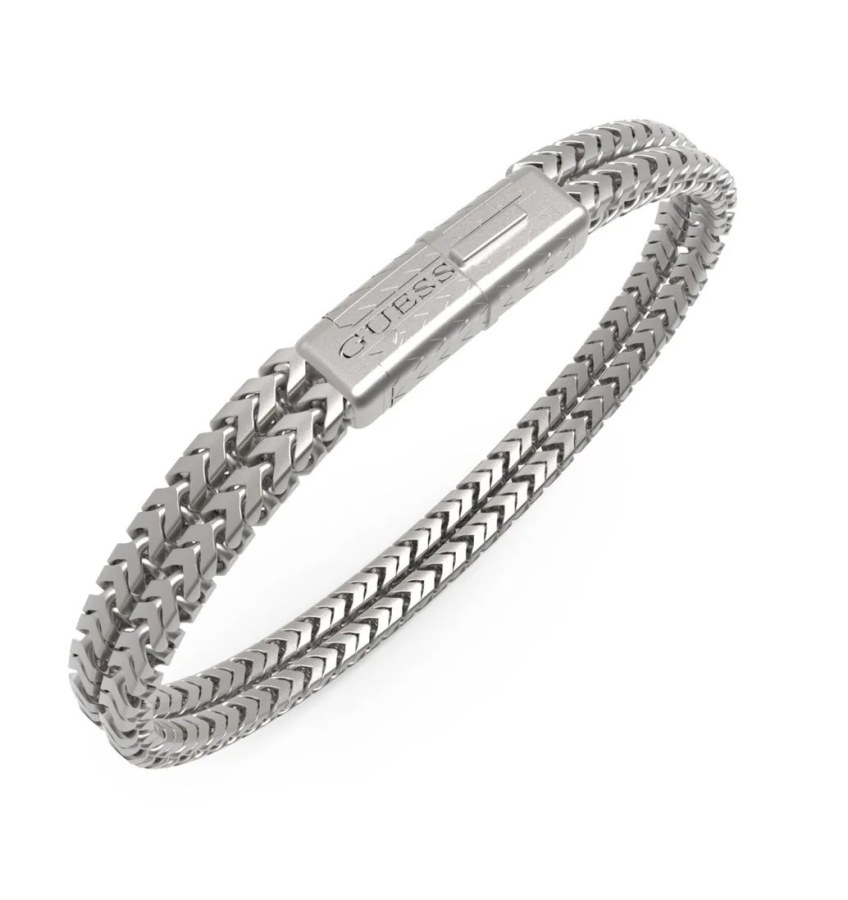 Guess Elegantní dvojitý náramek Sailor Knot JUMB05030JWST 21 cm - Náramky Řetízkové náramky