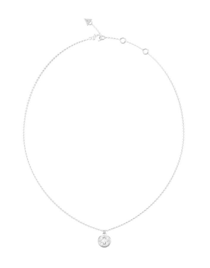 Guess Elegantní náhrdelník s krystaly 4G Supreme JUBN06393JWRHT/U