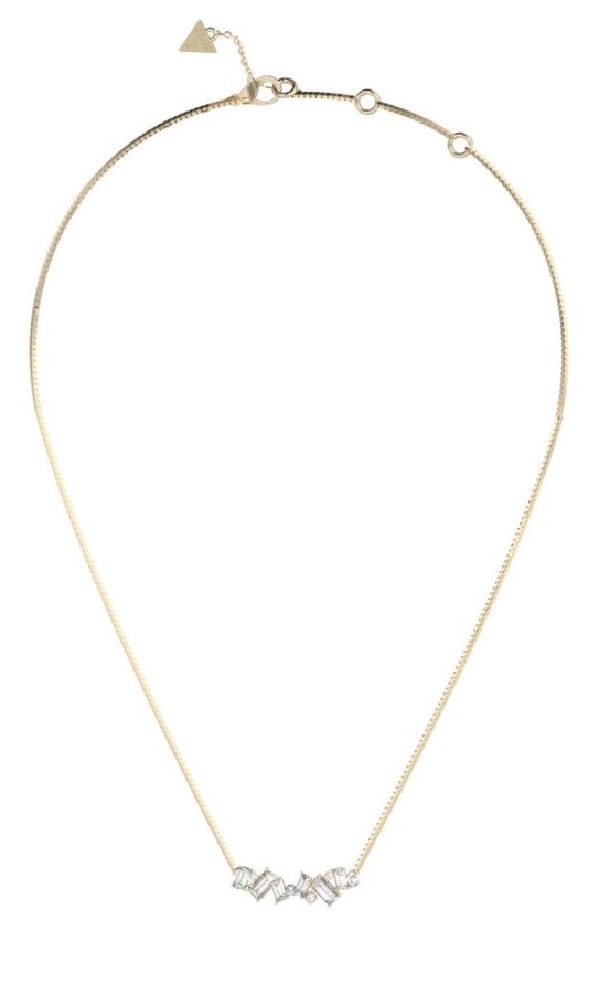 Guess Elegantní náhrdelník s krystaly a zirkony Chandelier JUBN05358JWYGT/U - Náhrdelníky Náhrdelníky s kameny