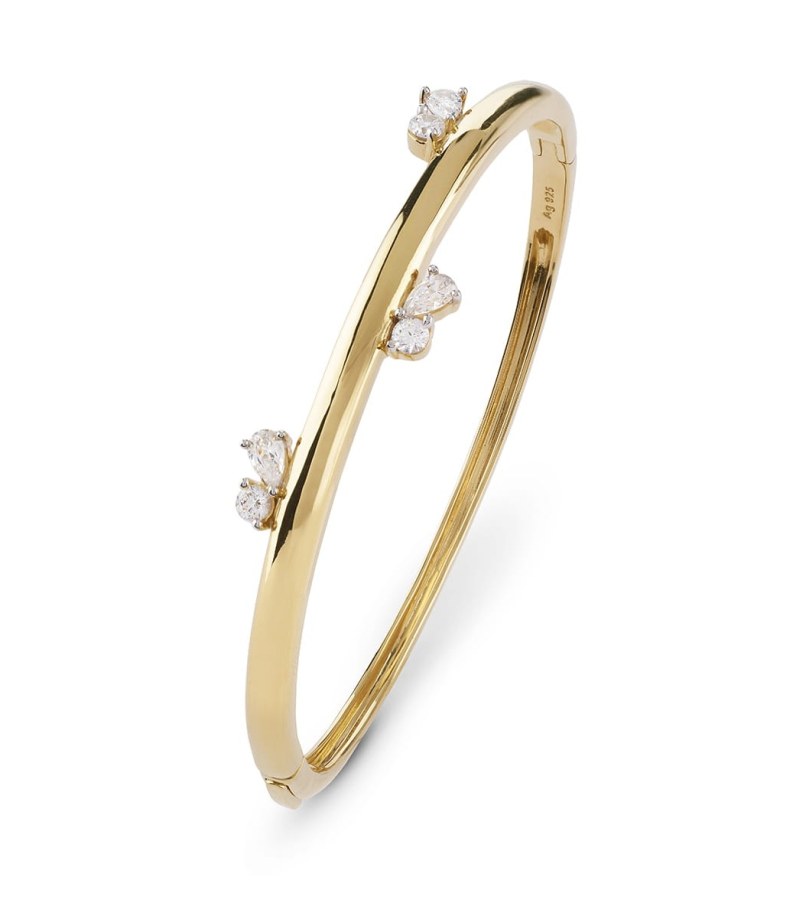 Guess Náramek z&nbsp;pozlaceného stříbra Nuances JSBB04512JWYG 5,5 cm - Náramky Pevné náramky