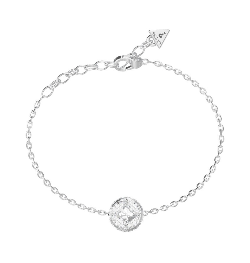 Guess Elegantní ocelový náramek 4G Supreme JUBB06397JWRH 18,4 cm