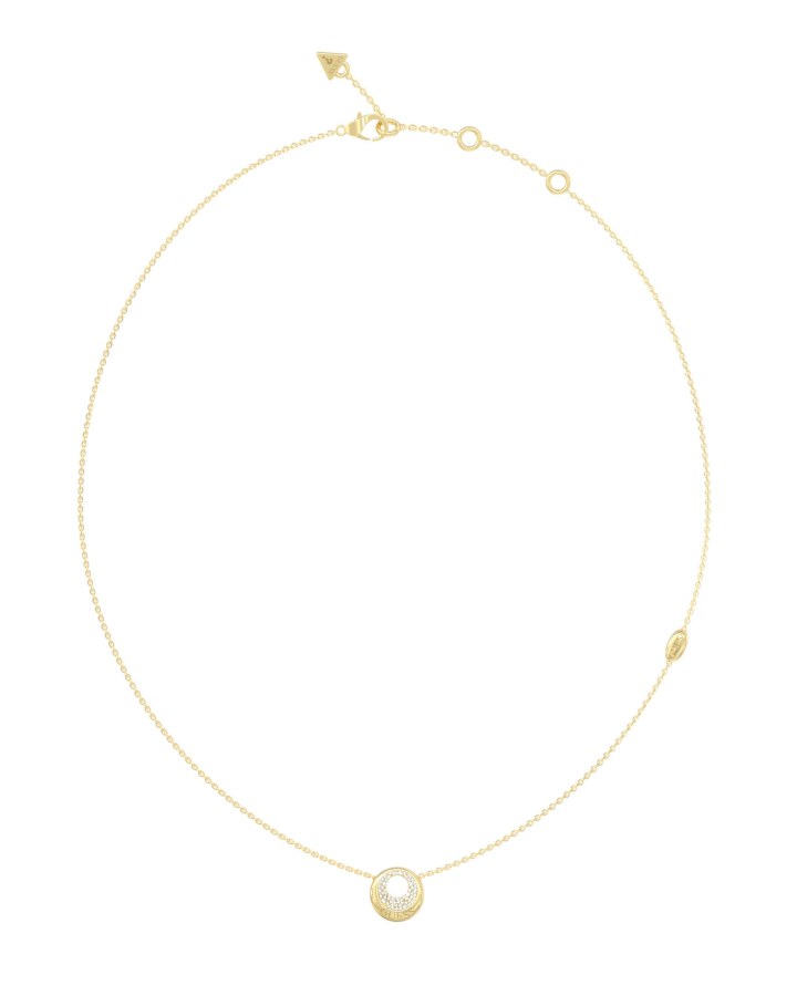 Guess Elegantní pozlacený náhrdelník Moon Drops JUBN06245JWYGT/U - Náhrdelníky Náhrdelníky s&nbsp;kameny