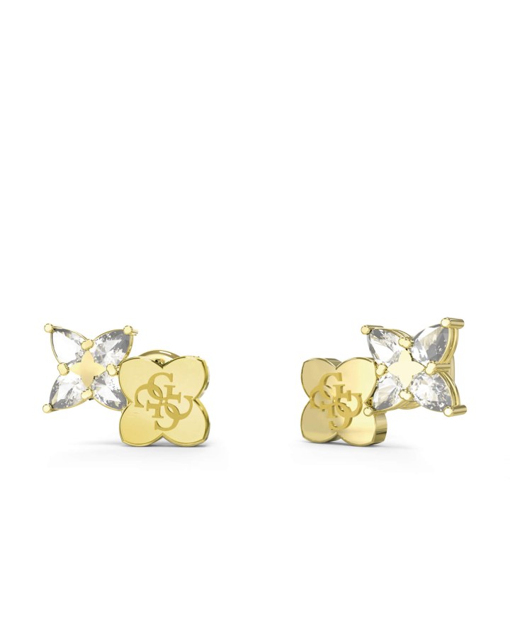Guess Fashion pozlacené náušnice Wild Flower JUBE05511JWYGT/U - Náušnice Pecky