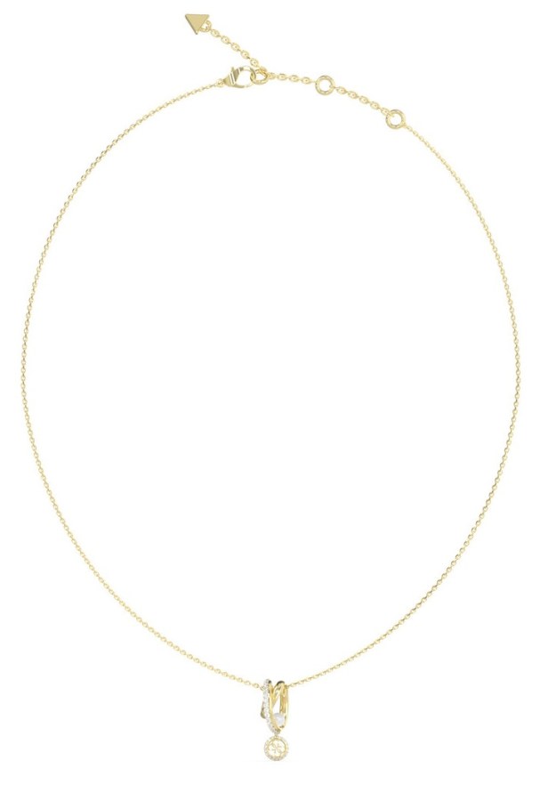 Guess Fashion pozlacený náhrdelník Tiny Pearly JUBN05523JWYGT/U - Náhrdelníky Náhrdelníky s kameny