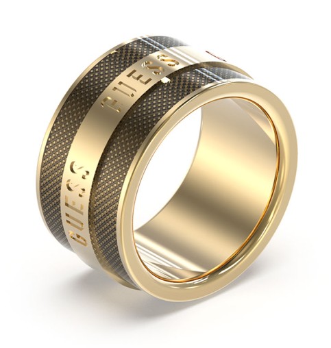 Guess Fashion pozlacený prsten Legacy JUMR03209JWYGBK 62 mm - Prsteny Prsteny bez kamínku