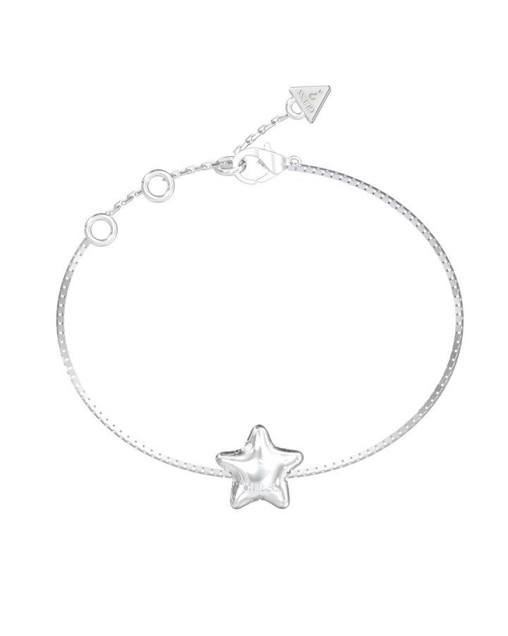 Guess Hravý ocelový náramek s hvězdičkou Iconique JUBB05546JWRH 18,4 cm - Náramky Řetízkové náramky