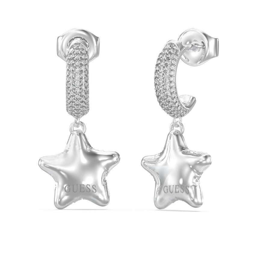 Guess Jedinečné náušnice s hvězdičkou Iconique JUBE05548JWRHT/U