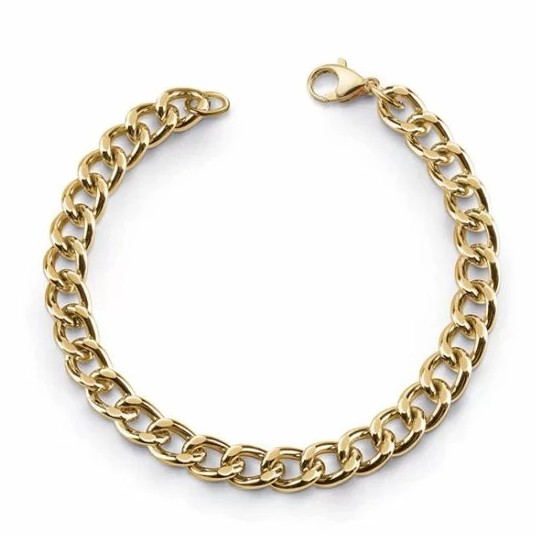 Guess Luxusní pozlacený náramek Enchainted JUBB01377JWYG 19 cm Guess Luxusní pozlacený náramek Enchainted JUBB01377JWYG 19 cm - Náramky Řetízkové náramky