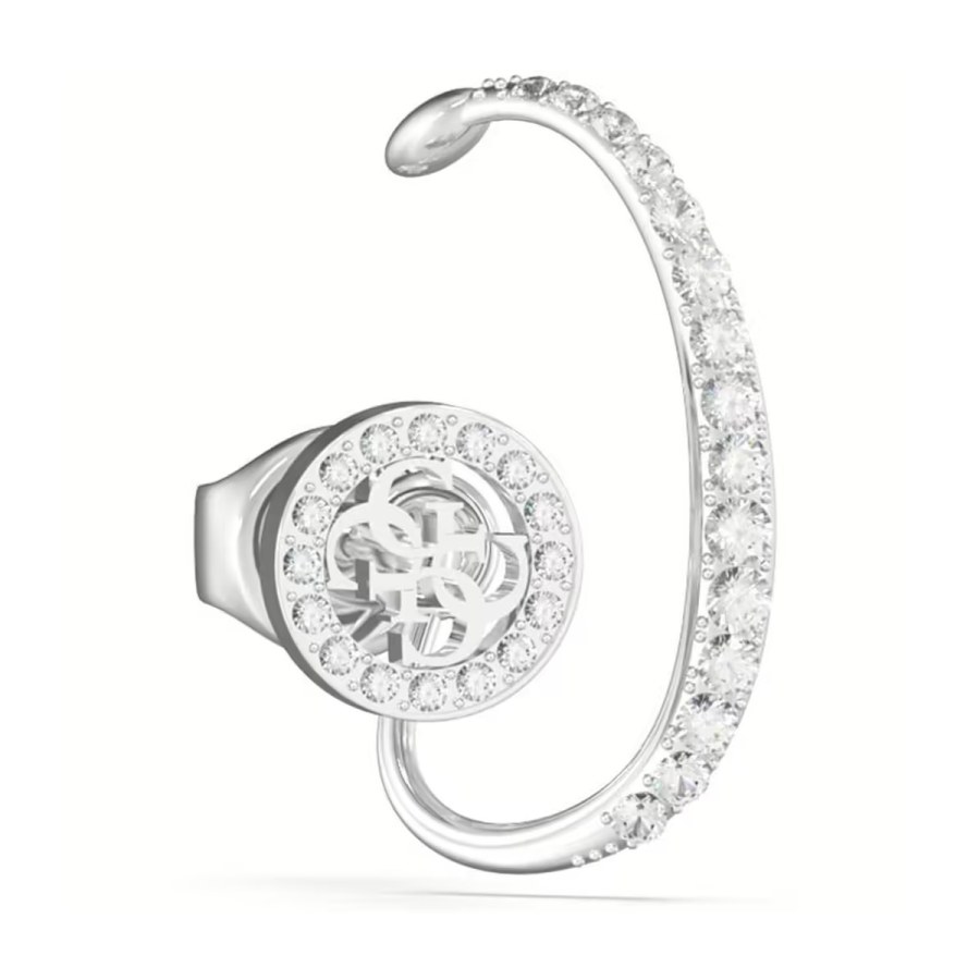 Guess Luxusní single náušnice Crazy Earrings JUBE03292JWRHT Guess Luxusní single náušnice Crazy Earrings JUBE03292JWRHT - Náušnice Asymetrické náušnice