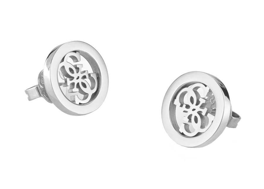 Guess Minimalistické ocelové náušnice pecky Studs Party JUBE02162JWRHT/U Guess Minimalistické ocelové náušnice pecky Studs Party JUBE02162JWRHT/U - Náušnice Pecky