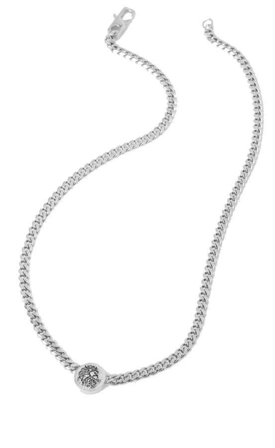 Guess Moderní ocelový náhrdelník Lion King JUMN03009JWSTT/U