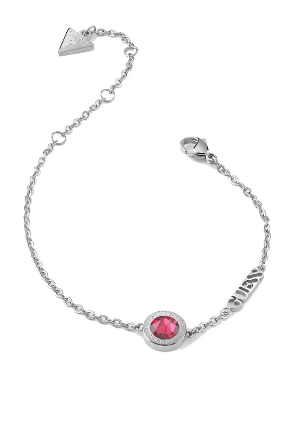 Guess Moderní ocelový náramek Color My Day JUBB02246JWRHPK 16 - 20 cm - L Guess Moderní ocelový náramek Color My Day JUBB02246JWRHPK 16 - 20 cm - L - Náramky Řetízkové náramky