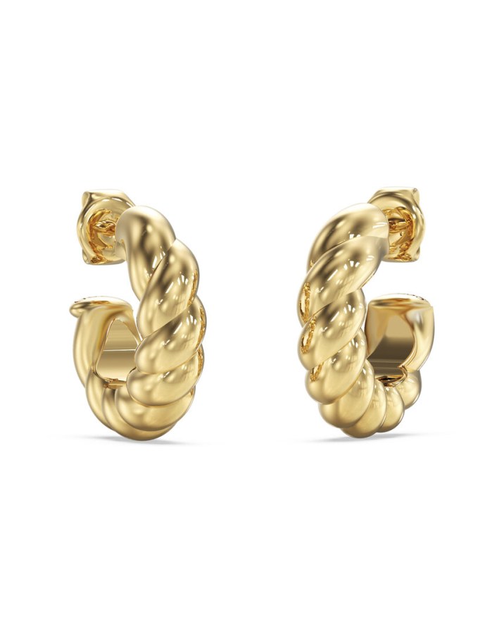 Guess Moderní pozlacené náušnice Madison JUBE06431JWYGT/U