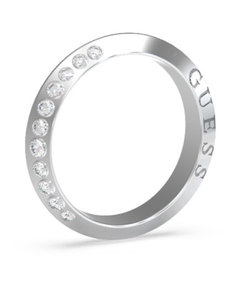 Guess Módní ocelový prsten se zirkony Perfect JUBR02188JWRH 54 mm - Prsteny Prsteny s kamínkem