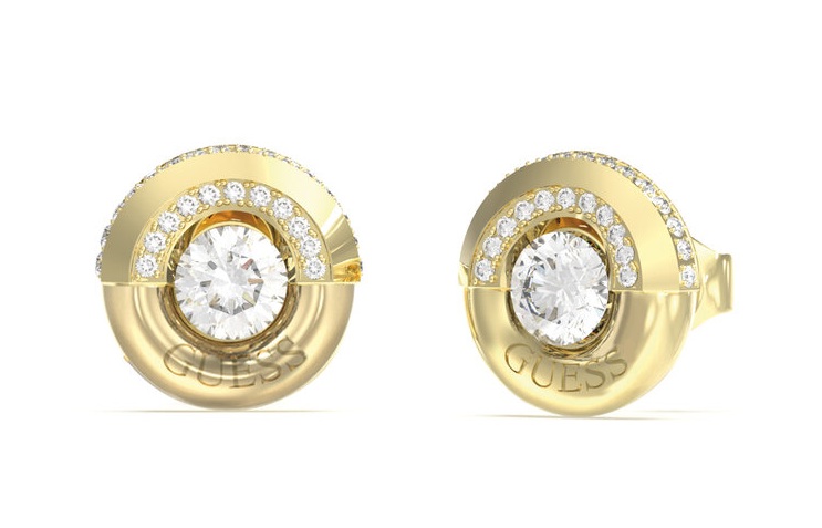Guess Elegantní náušnice se zirkonem a krystaly Majorelle JUBE05380JWYGT/U - Náušnice Pecky