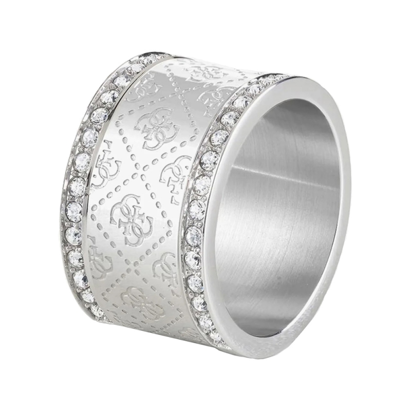 Guess Módní prsten s krystaly JUBR01168JWRH 58 mm - Prsteny Prsteny s kamínkem