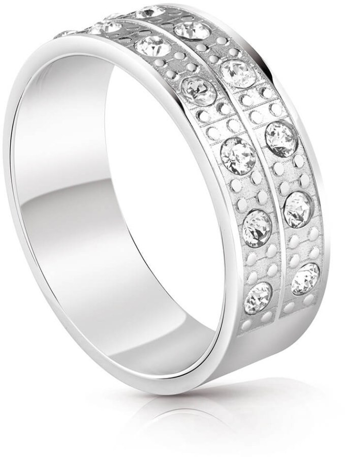 Guess Módní prsten s krystaly UBR29030 52 mm - Prsteny Prsteny s kamínkem