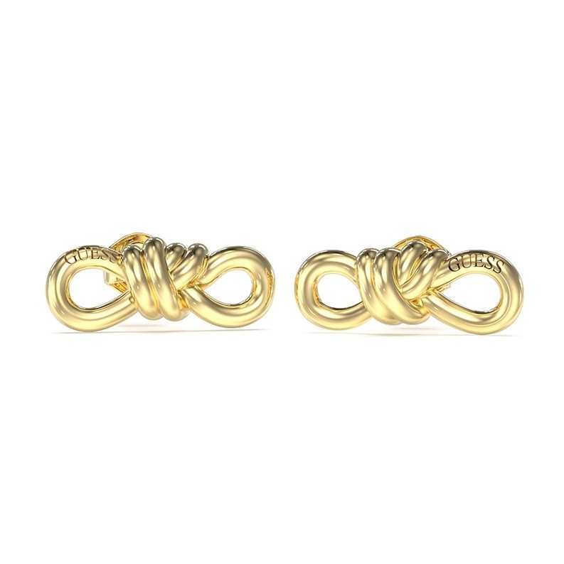 Guess Nadčasové pozlacené náušnice Modern Love JUBE04012JWYGT-U