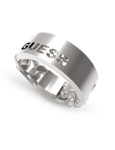 Guess Nadčasový ocelový prsten X Logo JUXR03006JWST 54 mm - Prsteny Prsteny bez kamínku