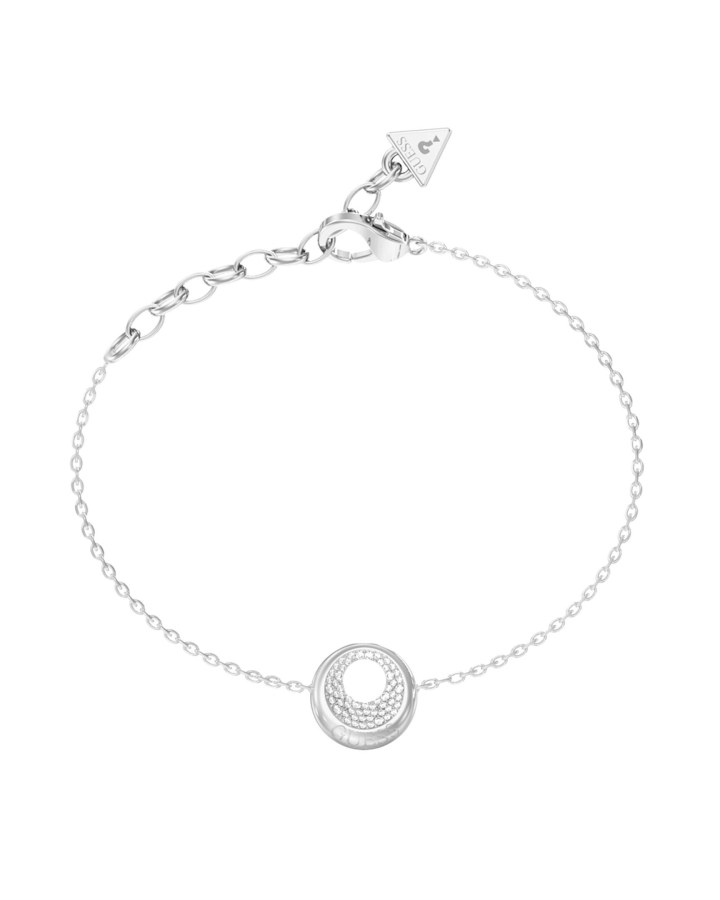 Guess Nádherný ocelový náramek Moon Drops JUBB06246JWRH 18,4 cm - Náramky Řetízkové náramky
