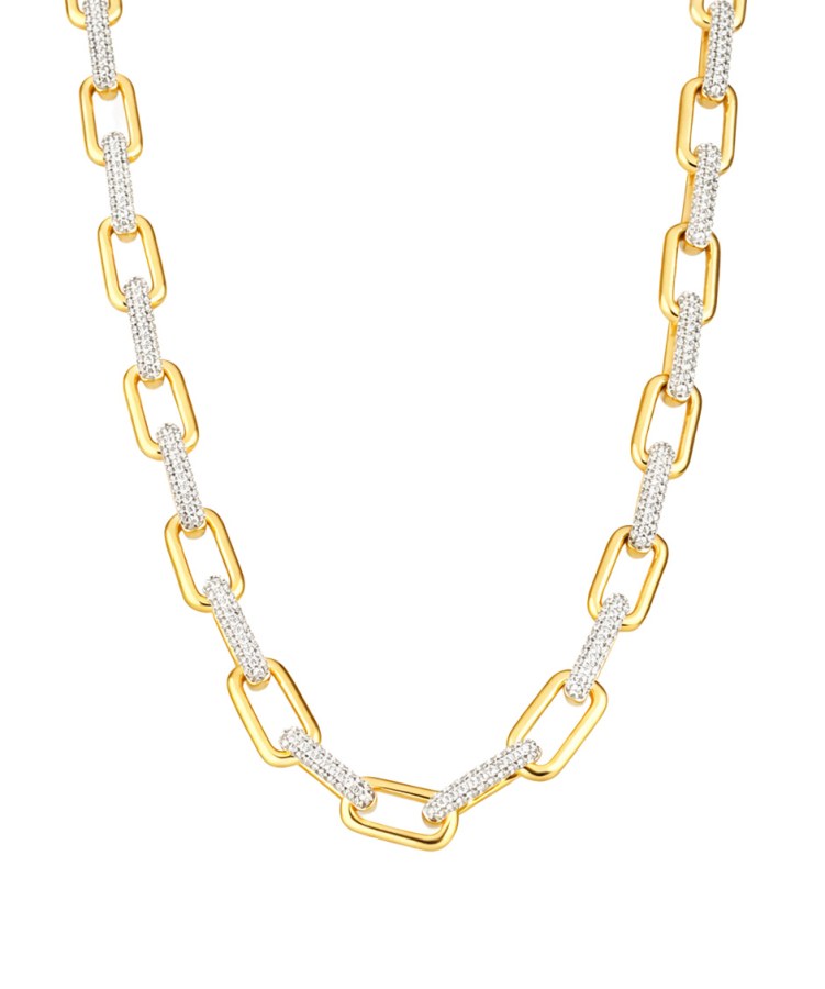 Guess Náhrdelník se zirkony Nuances JSBN04588JWYGT/U 42,5 cm