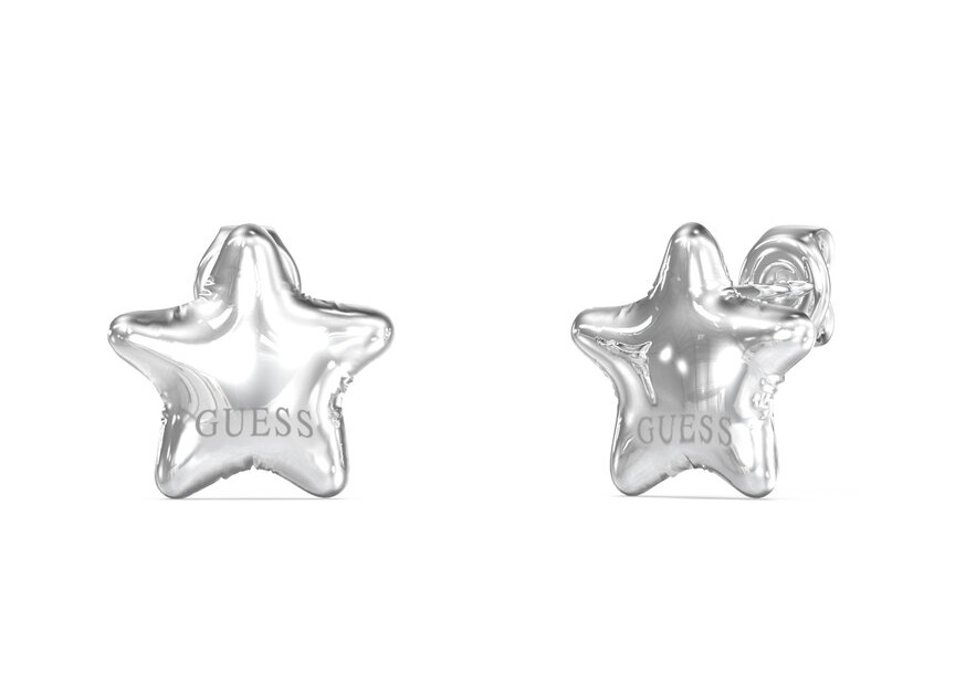 Guess Ocelové náušnice Hvězdičky Iconique JUBE05547JWRHT/U - Náušnice Pecky