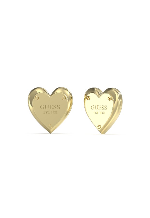 Guess Ocelové náušnice se srdíčkem All You Need Is Love JUBE04209JWYGT/U - Náušnice Pecky