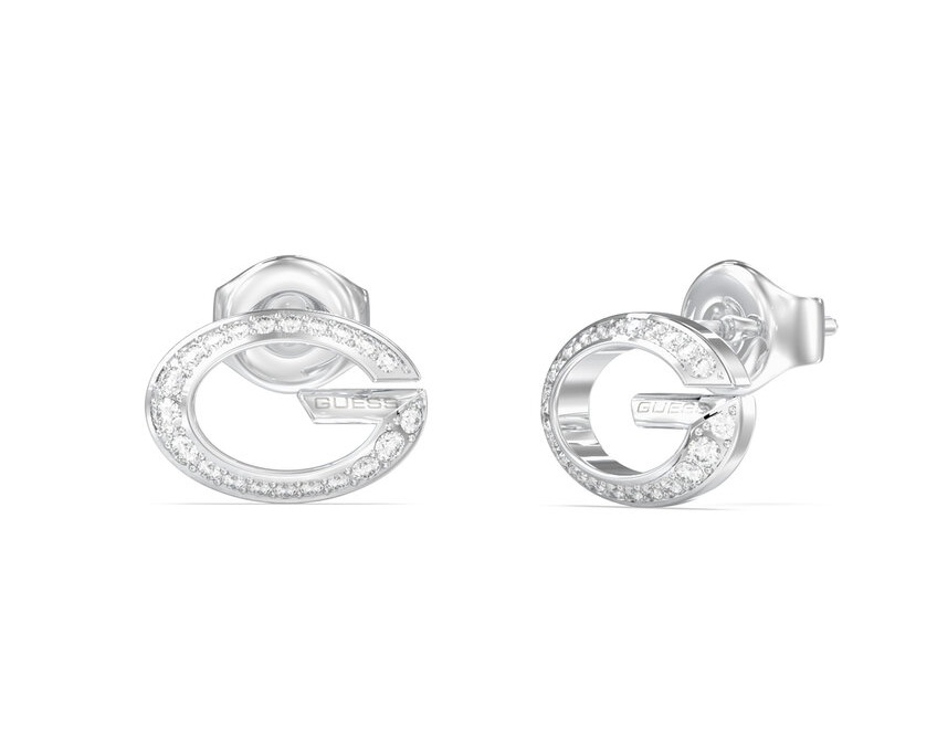 Guess Ocelové pecky s&nbsp;krystaly G Camden JUBE06338JWRHT/U
