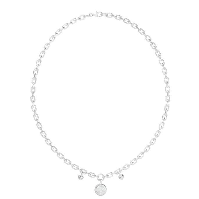 Guess Ocelový náhrdelník s&nbsp;perletí G Talisman JUBN06199JWRHT/U - Náhrdelníky Náhrdelníky s&nbsp;kameny