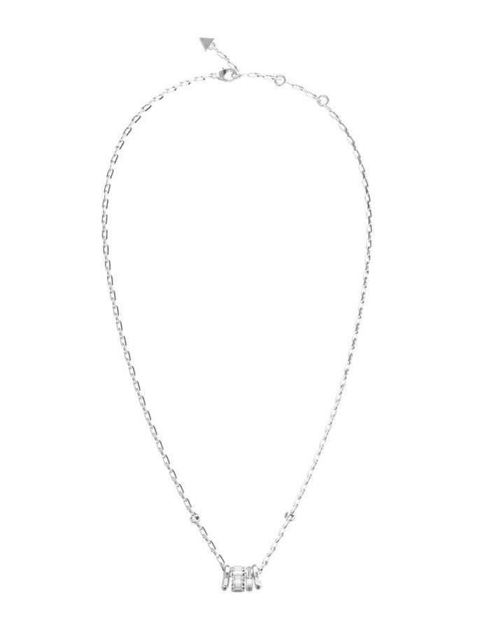 Guess Ocelový náhrdelník se zirkony Les Baguettes JUBN06326JWRHT/U