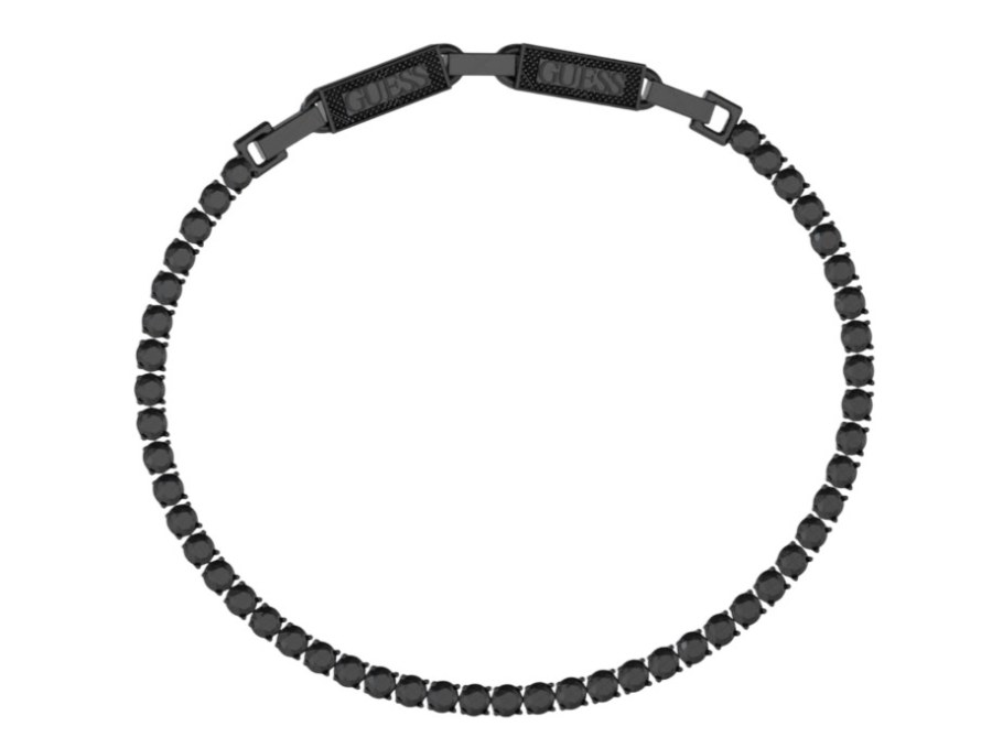 Guess Ocelový náramek se zirkony Eternity JUMB03237JWBKBKT-U - Náramky Řetízkové náramky