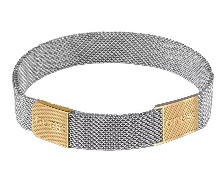 Guess Pánský bicolor náramek Bond Street JUMB03027JWYGSTT-U Guess Pánský bicolor náramek Bond Street JUMB03027JWYGSTT-U - Náramky Řetízkové náramky