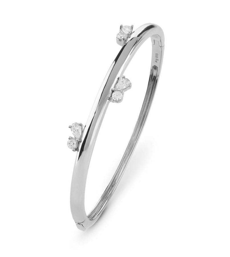 Guess Pevný stříbrný náramek pro ženy Nuances JSBB04518JWRH 5,5 cm