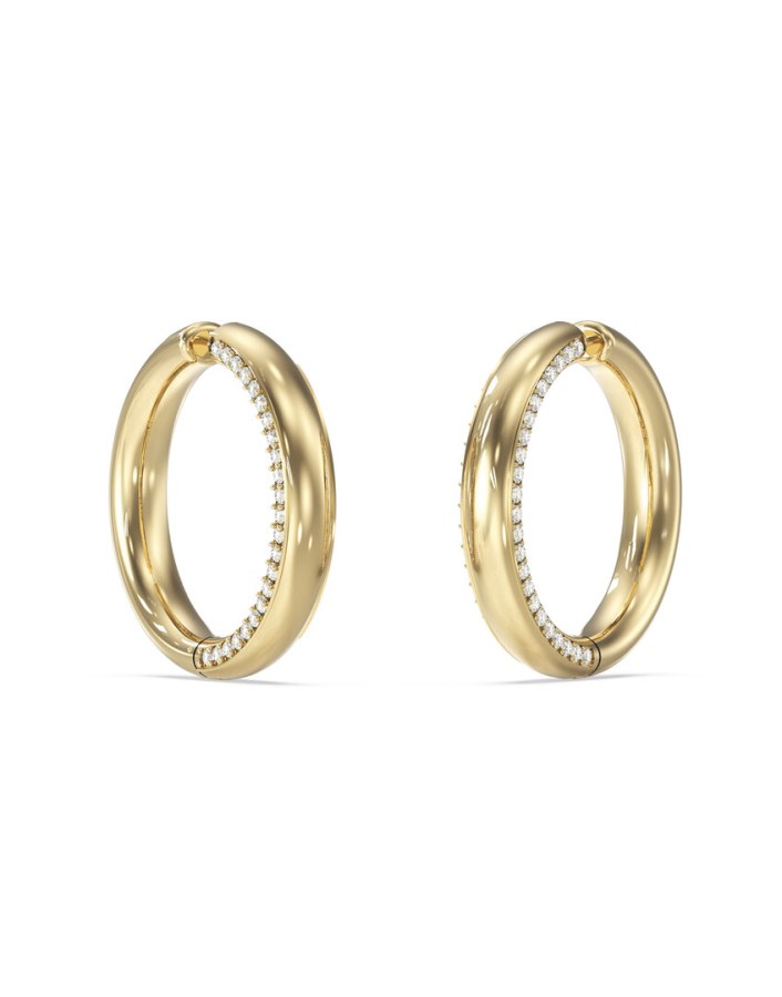 Guess Pozlacené kruhy s krystaly Madison JUBE06427JWYGT/U