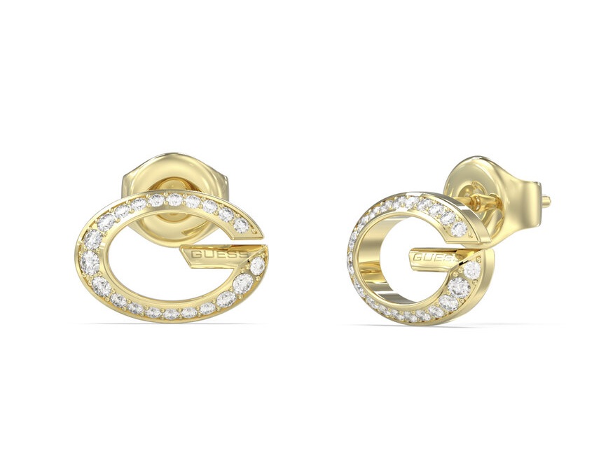 Guess Pozlacené pecky s&nbsp;krystaly G Camden JUBE06338JWYGT/U