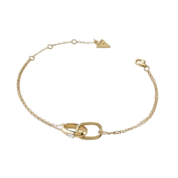 Guess Pozlacený dámský náramek Nuances JSBB04555JWYG 18,4 cm - Náramky Řetízkové náramky