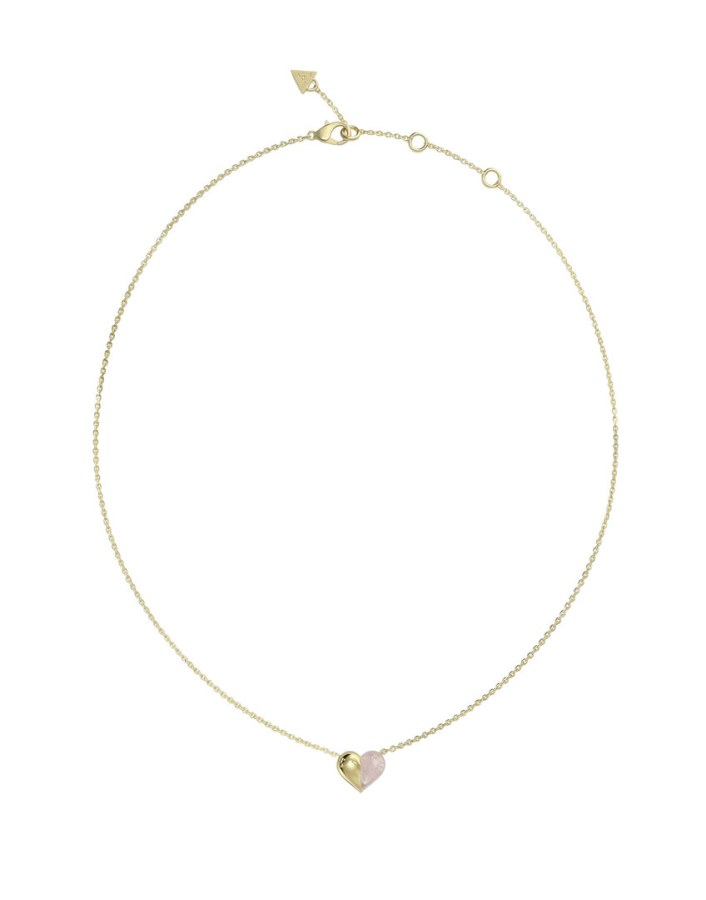 Guess Pozlacený náhrdelník Srdce True Colors JUBN06416JWYGRST/U - Náhrdelníky