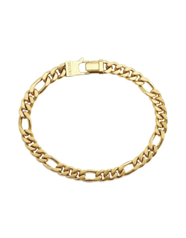 Guess Pánský pozlacený náramek Lo Studio JUMB06102JWYG 19 cm