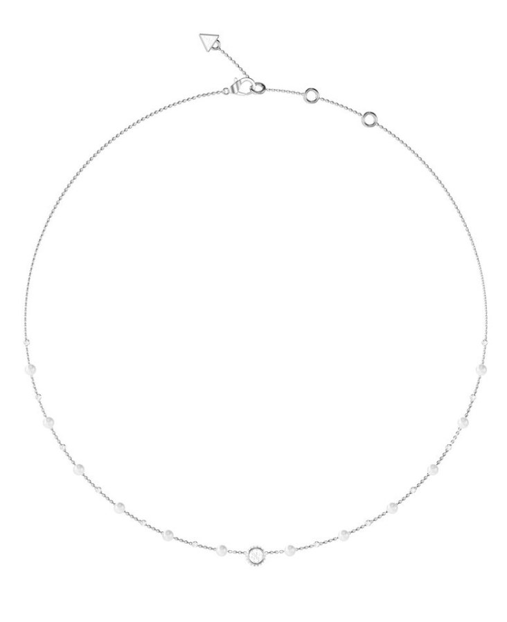 Guess Půvabný náhrdelník s perličkami Tiny Pearly JUBN05515JWRHT/U - Náhrdelníky Náhrdelníky s kameny