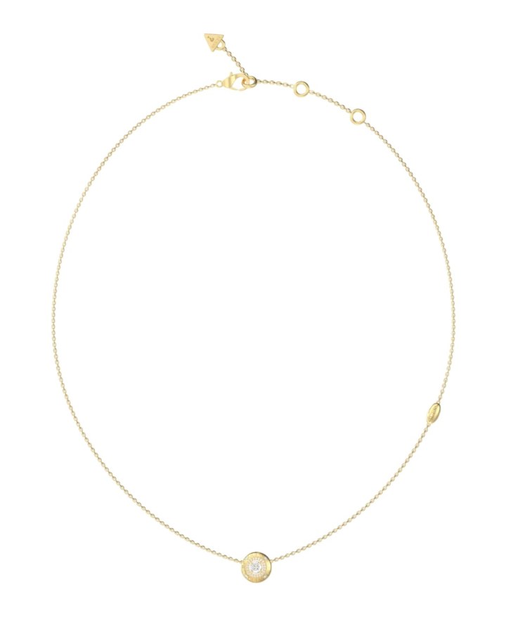 Guess Půvabný pozlacený náhrdelník Sparks JUBN06287JWYGT/U - Náhrdelníky