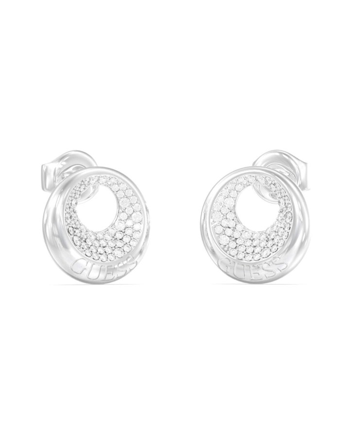 Guess Třpytivé náušnice s&nbsp;krystaly Moon Drops JUBE06247JWRHT/U - Náušnice S kamínky