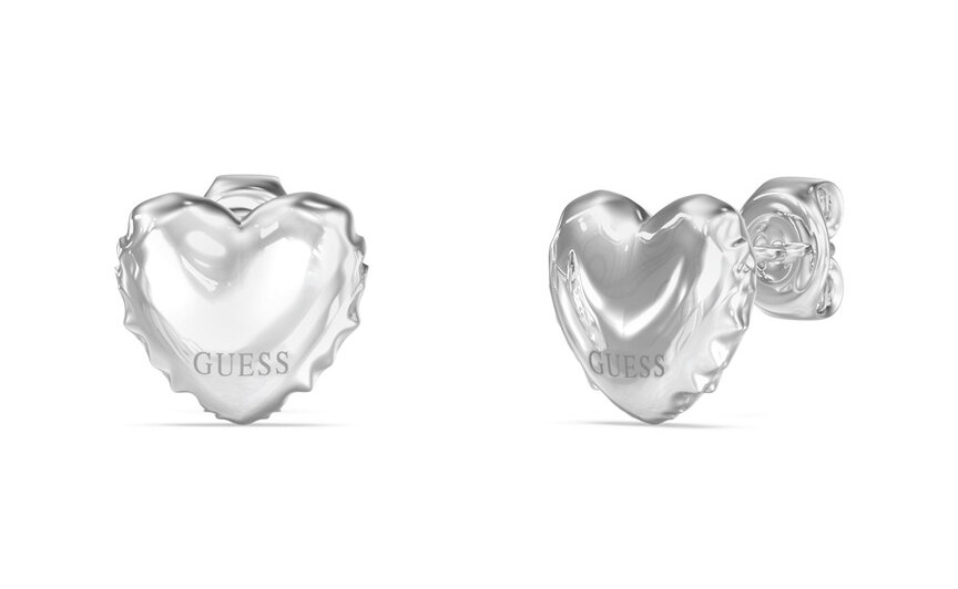 Guess Romantické náušnice Srdíčka Iconique JUBE05543JWRHT/U - Náušnice Pecky