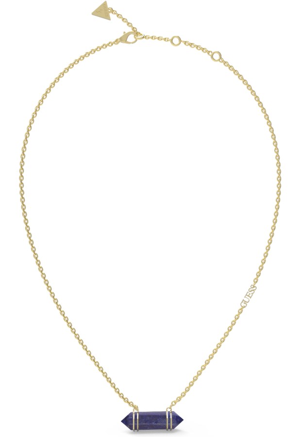 Guess Stylový pozlacený náhrdelník Natural Stones JUBN03118JWYGBLT/U - Náhrdelníky