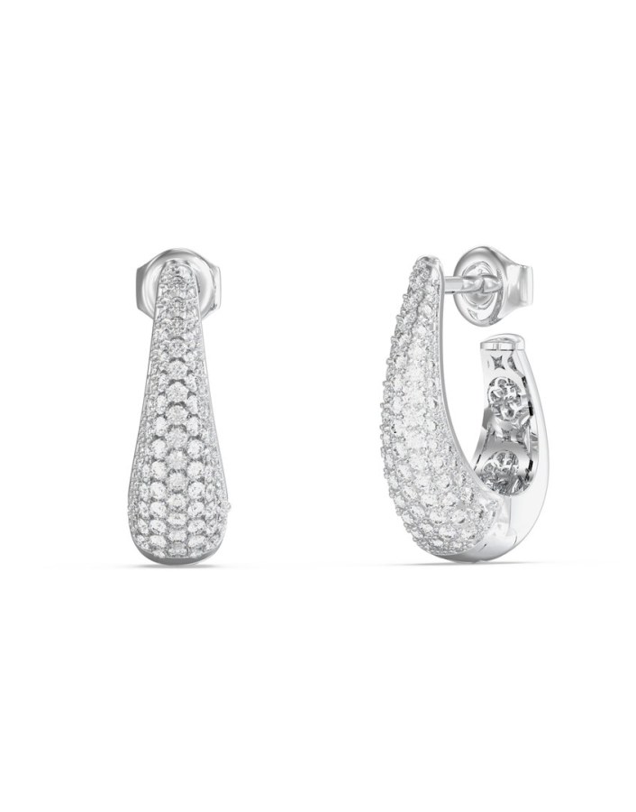 Guess Třpytivé náušnice Tear Drop Madison JUBE06429JWRHT/U - Náušnice S kamínky