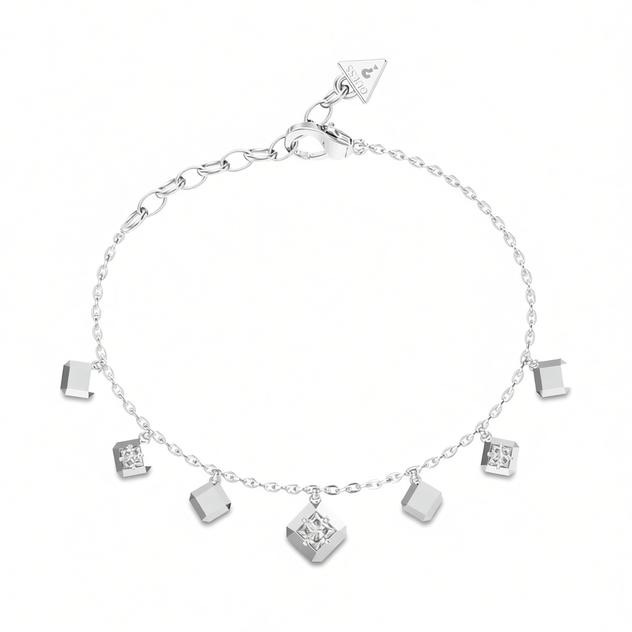 Guess Úchvatný ocelový náramek Ace Of Diamonds JUBB06179JWRH 18,4 cm