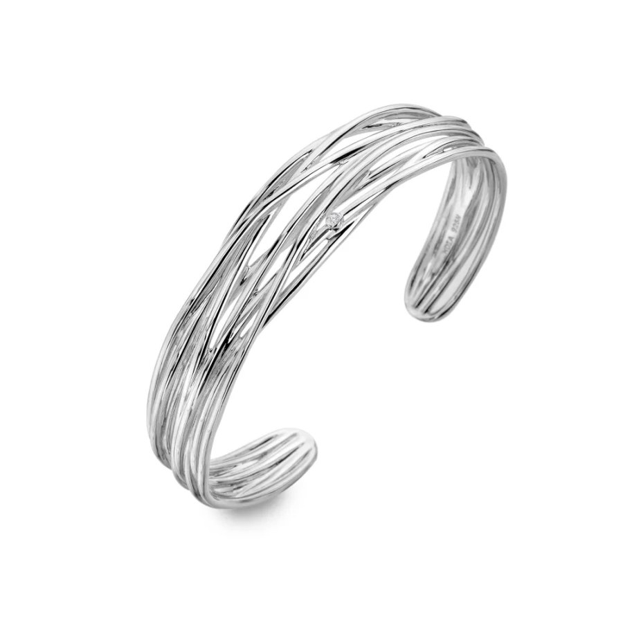 Hot Diamonds Designový stříbrný náramek String DC237